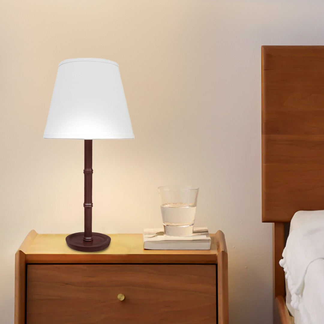Wood Bamboo Table Lamp