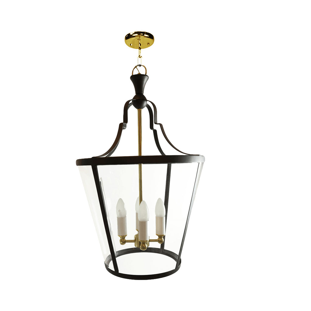 A painted metal hanging lamp  for your contemporary entrance light