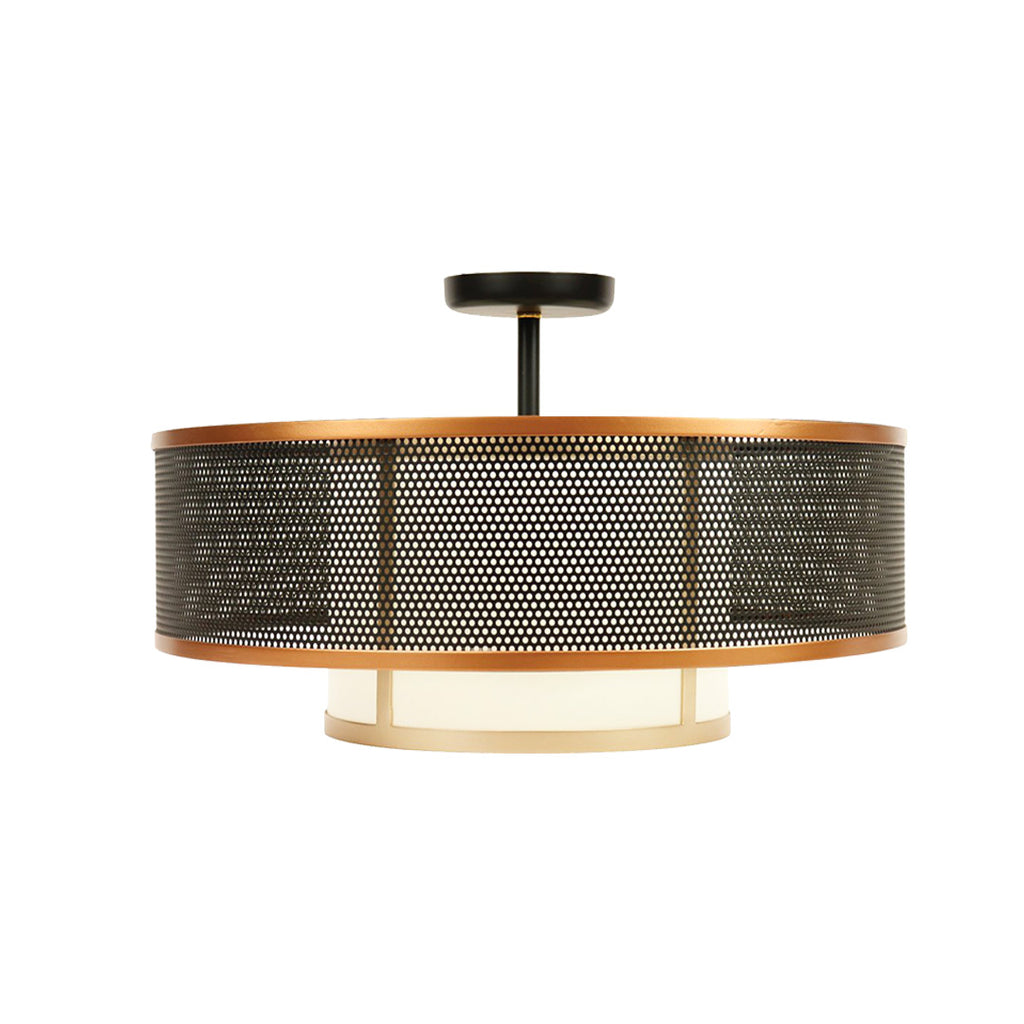 Our suburb mesh ceiling lamp with its industrial style